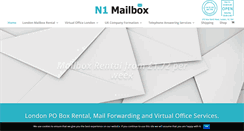 Desktop Screenshot of n1mailbox.com